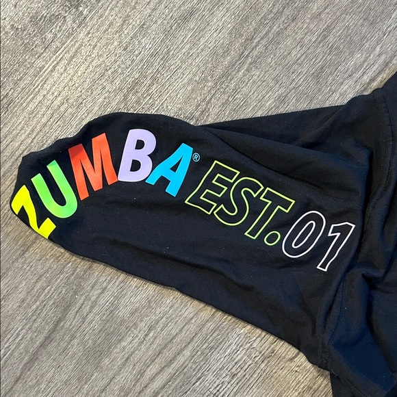 Zumba Fitness Black Sleeveless Hoodie - Picture 4 of 6